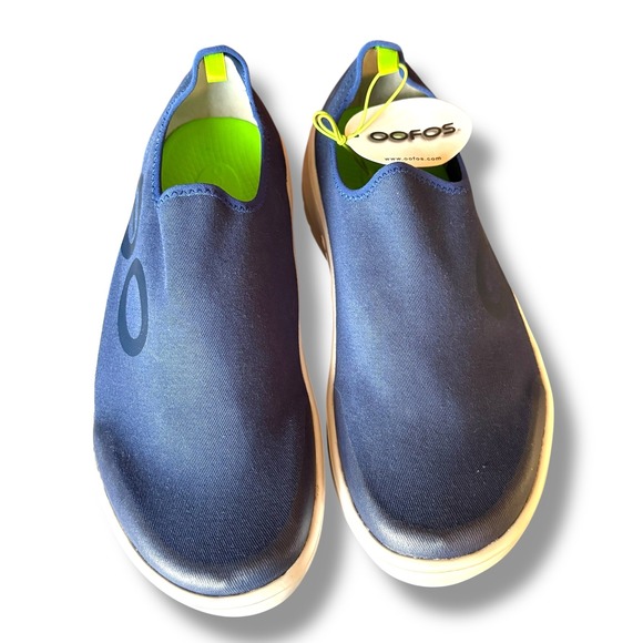 OOFOS OOZE Eezee Men Navy Slip On Shoes Style 5082 Size 11.5 USA‎ - Picture 3 of 8